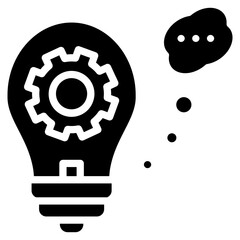 Idea Generation Icon Element For Design