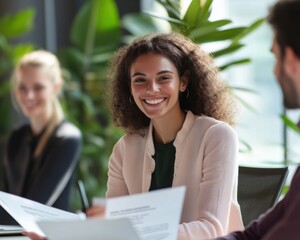 Job listings showcased in a company recruitment booklet. Featuring job positions, work environment, and benefits