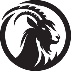 Goat Silhouette Logo