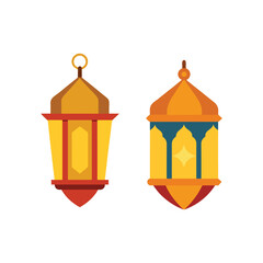 Lanterns Set Vector Elegant and Versatile Lighting Designs
