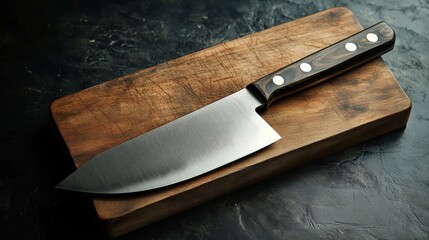 Cutting techniques with a chef's knife kitchen culinary equipment indoor close-up food preparation skills