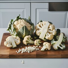 Fresh Cauliflower: Whole, Halved & Ready to Cook