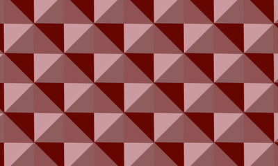 Obraz premium Minimalistic Red Geometrical Mosaic Pattern Abstract