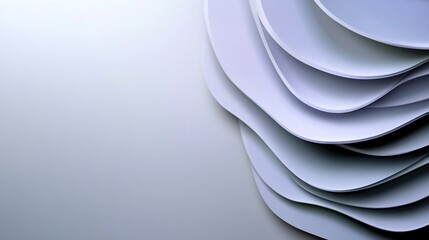 Abstract Gray Layers: A Serene Visual Composition