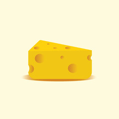 cheese vection icon graphic