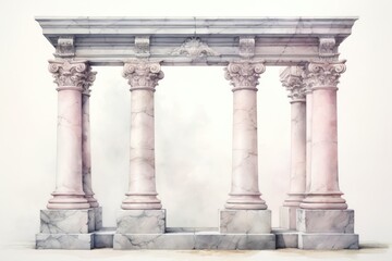 Obraz premium Sculpture pillar architecture column creativity.