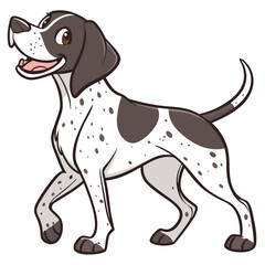 High Quality German Shorthaired Pointer Dog Vector