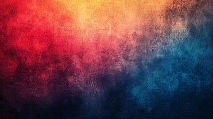 Fototapeta premium Red-Blue Gradient Background with a Grainy Texture, Generative AI