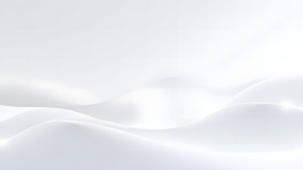 Obraz premium A white plastic spoon's curved shape creates a wave-like design against a clean white backdrop