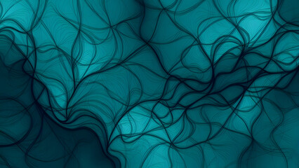 Seamless floral pattern with vintage ornament and blue damask design