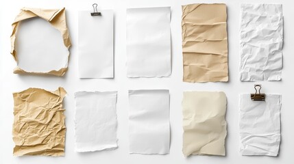 A rustic grunge paper tag with frayed edges, secured by an old push pin and vintage adhesive tape, creates a nostalgic office atmosphere for message reminders and creative signage