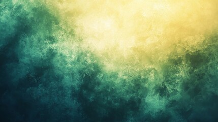 Fototapeta premium Natural Green Gradient Background with a Soft Grainy Texture, Generative AI