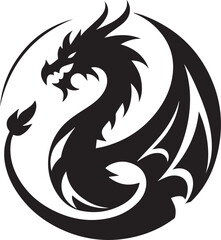 Simple Dragon Logo