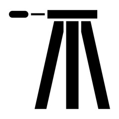 Tripod glyph icon