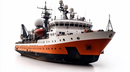 Majestic Research Vessel at Sea