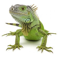 Obraz premium iguana isolated on white