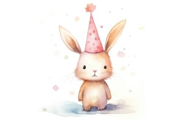 Obraz premium Cute rabbit rodent mammal animal.