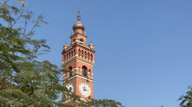 A shot of Ghanta ghar at Husainabad in Lucknow, India
