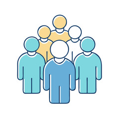 group of people icon, group of people vector illustration-simple illustration of group of people, perfect for group of people logos and icons