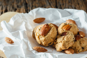 chocolate chip cookies on a plate