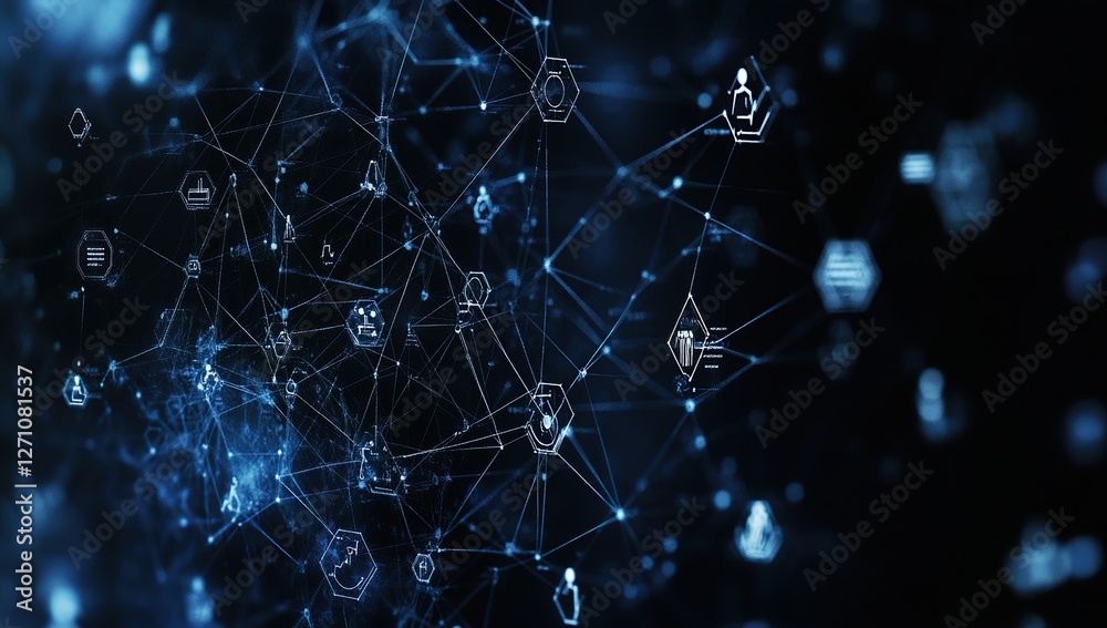 Poster exploring the complex network: system interconnectivity, data flow, and global digital infrastructur