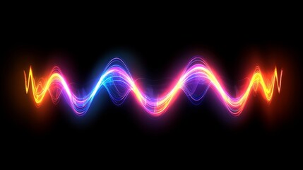 A deep blue background highlights a smooth, flowing wave of luminous digital particles, showcasing futuristic, cyber-inspired aesthetics in a high-tech abstract visualization