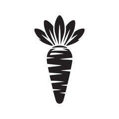 vector illustration of a vector illustration of a carrot