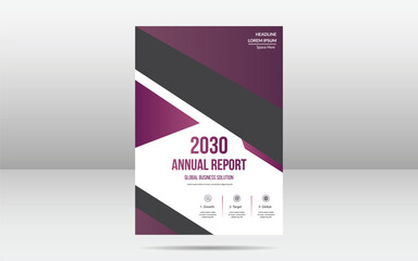 Naklejka premium Modern Corporate Flyer Design Template