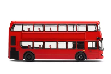 Fototapete Rund A classic London transportation icon on a clean white background © Fotograf