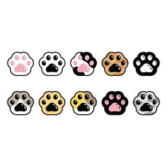 Paws cat cute kawaii design minimalist 