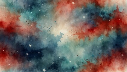 Fototapeta premium with a smooth, faded star frame for a dreamy effect for Memorial or Veterans Day, 4 July, independence day
