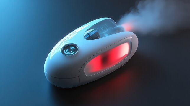 intelligent inhaler that monitors lung function and predicts asthma attacks.