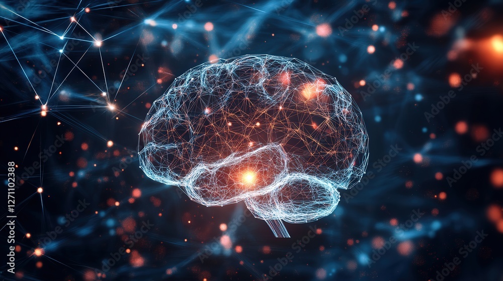 Poster analyst developing machine learning models for financial forecasting