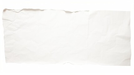 Obraz premium White ripped paper background texture crumpled.