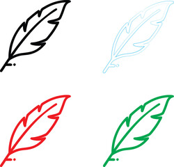 Decorative bows, simple line drawings, minimalist design, flat color illustrations, ribbon shapes, festive accents, gift wrapping elements, stylized bows, black red green blue outlines, clean graphic 
