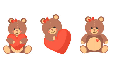 teddy bears set