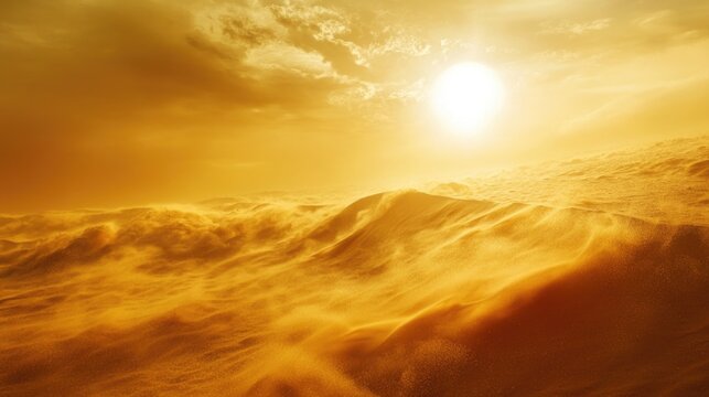 A sunny day in the desert, ideal for outdoor activities or as a background image