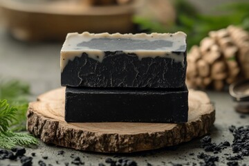 Premium Black Soap Bar - Natural & Luxurious