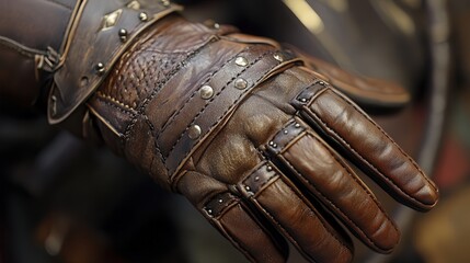 traditional archer glove with modern ergonomic enhancements