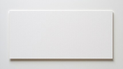 White Textured Rectangular Tile on White Background