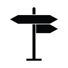 direction road sign isolated
