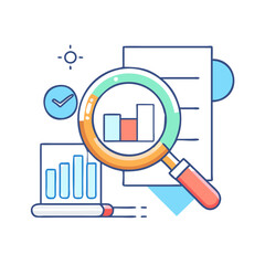 analysis icon, analysis vector illustration-simple illustration of analysis, perfect for analysis logos and icons