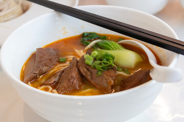 Beef noodle soup, Chinese Taiwanese cuisine