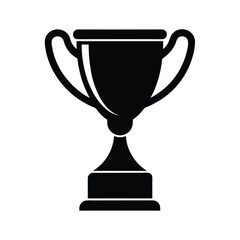 gold cup isolated on white