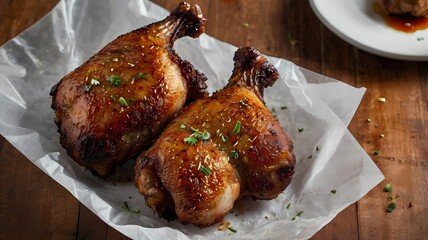Baked Chicken Legs with Herbs
