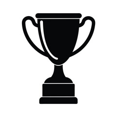 gold cup isolated on white background