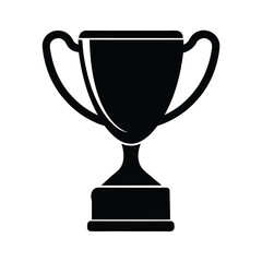 gold cup isolated on white background