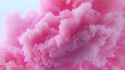 Abstract Pink Floral Cloud Burst of Color A Fluffy Dreamlike Fantasy Visual Creation