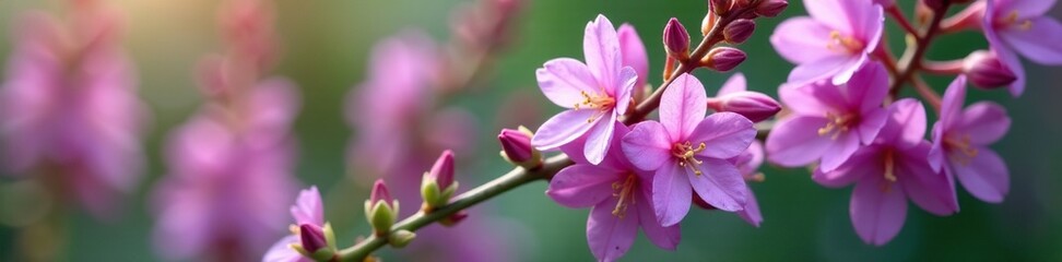 Dainty Antirrhinum majus blooms on lilac stems, floral, flowers