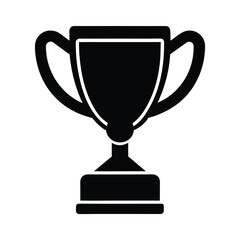 gold cup isolated on white background